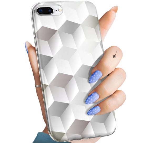 Etui Do Iphone 7 Plus / 8 Plus Wzory 3D Geometryczne Iluzja Obudowa Case Apple