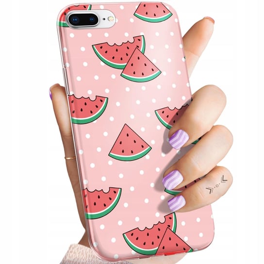 ETUI DO IPHONE 7 PLUS / 8 PLUS WZORY ARBUZ Z ARBUZEM MELON OBUDOWA CASE Apple