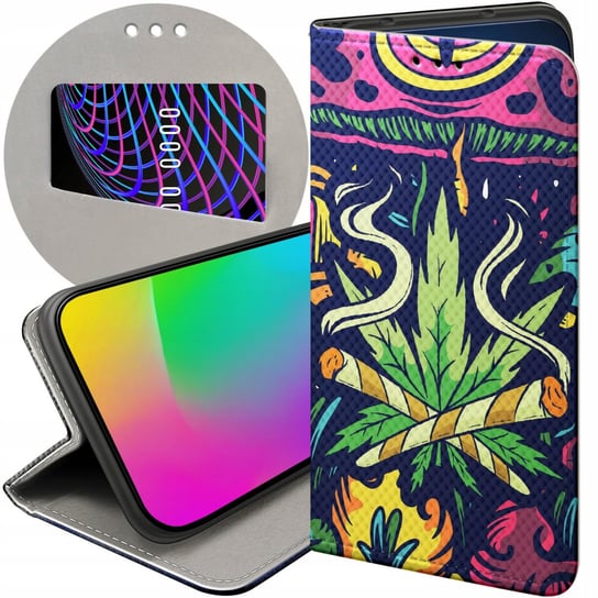 Etui Do Iphone 7 Plus / 8 Plus Wzory Ganja Marihuana Cannabis Zioło Futerał Apple