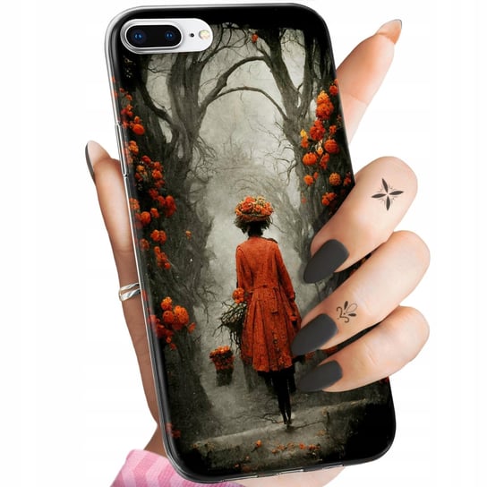 Etui Do Iphone 7 Plus / 8 Plus Wzory Jesień Liście Autumn Obudowa Case Apple