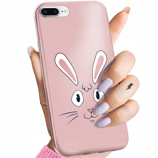 Etui Do Iphone 7 Plus / 8 Plus Wzory Królik Zając Bunny Obudowa Pokrowiec Apple