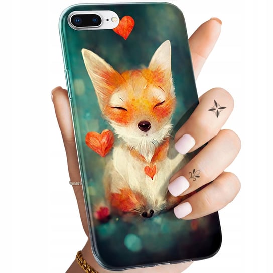 Etui Do Iphone 7 Plus / 8 Plus Wzory Liski Lisy Fox Obudowa Pokrowiec Case Apple