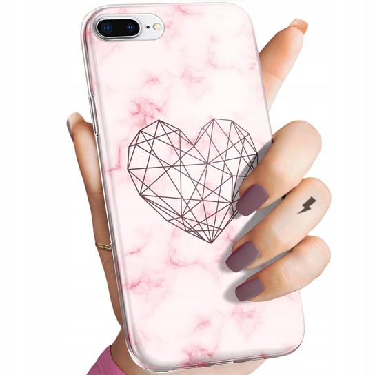 Etui Do Iphone 7 Plus / 8 Plus Wzory Serce Serduszka Miłość Obudowa Case Apple