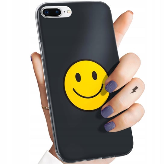 Etui Do Iphone 7 Plus / 8 Plus Wzory Uśmiech Smile Emoji Obudowa Pokrowiec Apple