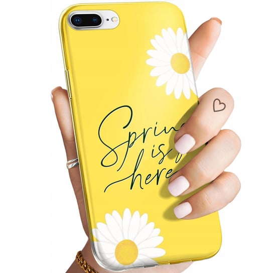 Etui Do Iphone 7 Plus / 8 Plus Wzory Wiosna Wiosenne Spring Obudowa Case Apple
