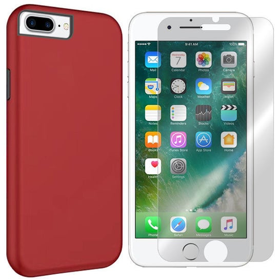 Etui Do Iphone 7 Plus Pokrowiec Solid + Szkło 9H VegaCom