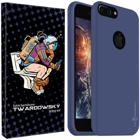 Etui Do Iphone 7 Plus Twardowsky Navy Hole + Szkło TWARDOWSKY