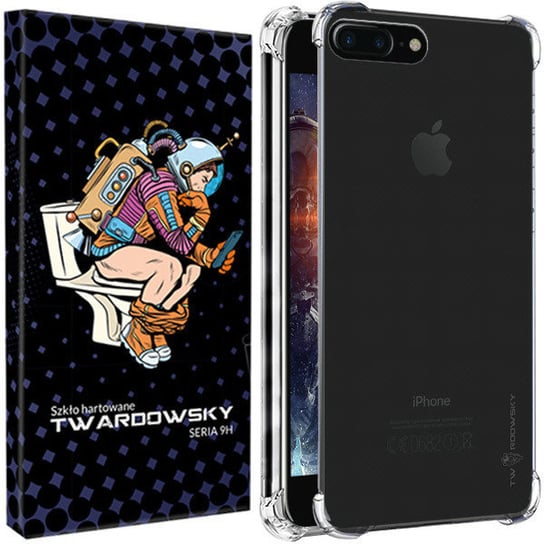 Etui Do Iphone 8 Plus Twardowsky Air + Szkło 9H TWARDOWSKY