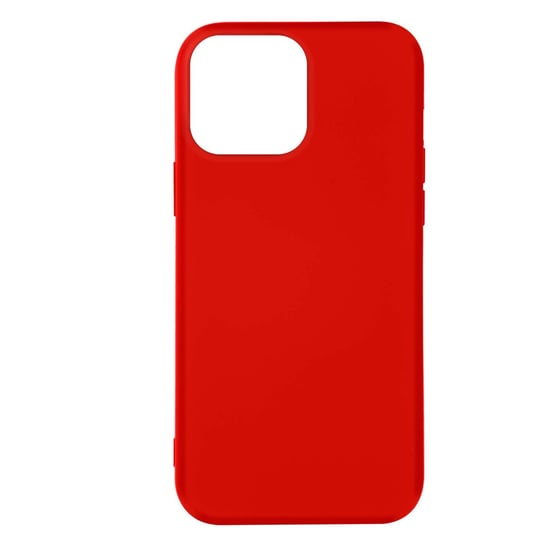 Etui do iPhone'a 14 Pro Półsztywne, miękkie w dotyku, cienkie, czerwone Avizar