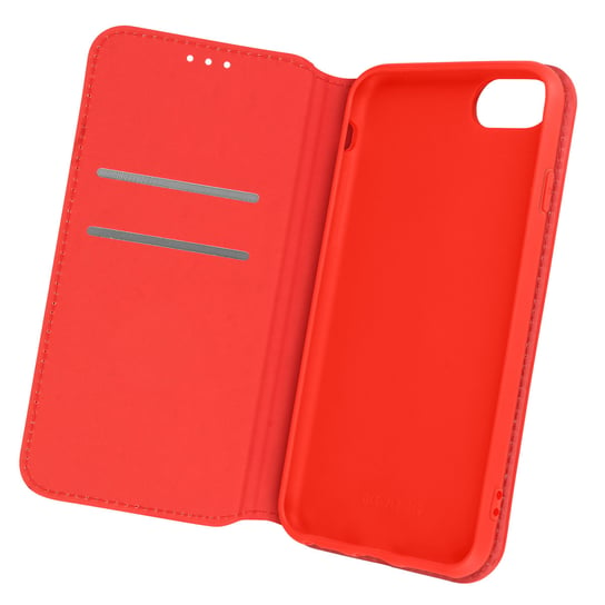 Etui do iPhone SE 2020, 8, 7, 6 i 6S Funkcja portfela Obsługa wideo - czerwone Avizar