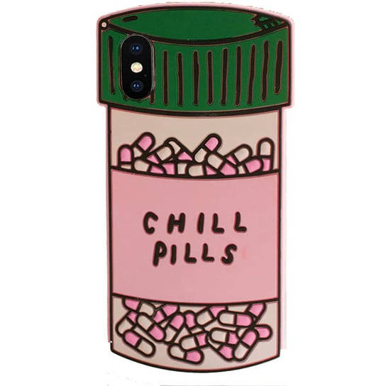 ETUI DO IPHONE X CASE OBUDOWA COVER CHILL PILLS GEL