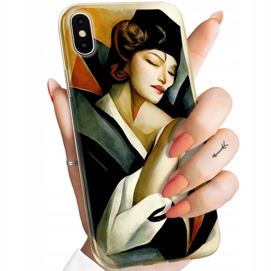 Etui Do Iphone X / Xs Wzory Art Deco Łempicka Tamara Barbier Wielki Gatsby Apple