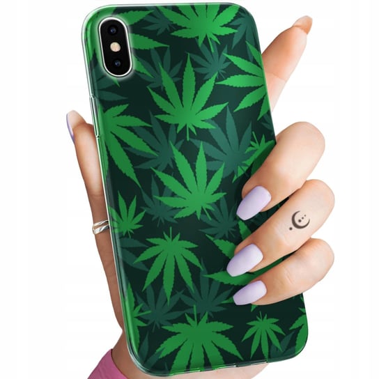 Etui Do Iphone X / Xs Wzory Dla Palaczy Smoker Weed Joint Obudowa Pokrowiec Apple