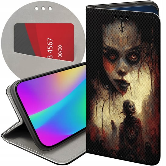 Etui Do Iphone X / Xs Wzory Halloween Zombie Dynie Czaszki Czarownice Case Apple