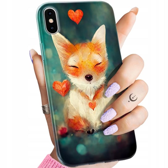 Etui Do Iphone X / Xs Wzory Liski Lisy Fox Obudowa Pokrowiec Case Apple