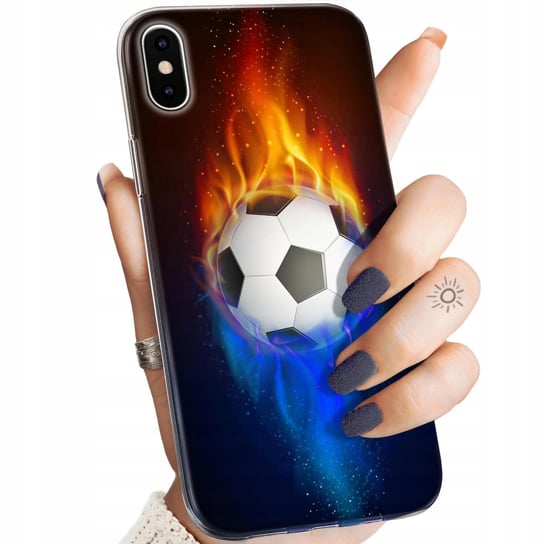 Etui Do Iphone X / Xs Wzory Sport Piłkarskie Piłka Nożna Obudowa Pokrowiec Apple