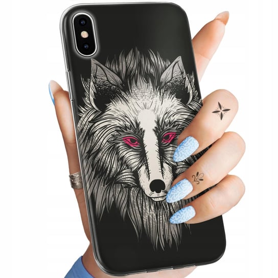 Etui Do Iphone X / Xs Wzory Wilk Wilkołak Wolf Wilczyca Obudowa Pokrowiec Apple