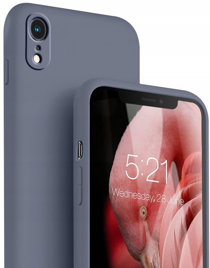 Etui do iPhone XR Case Silicone + Szkło 9H Inna marka