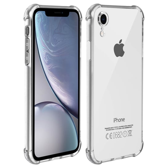 Etui do iPhone XR Ochrona żelem silikonowym Wzmocnione narożniki Przezroczyste Avizar