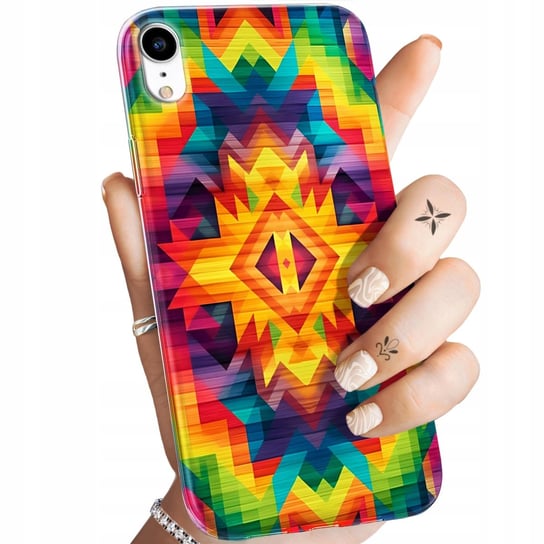 ETUI DO IPHONE XR WZORY AZTECKIE AZTEC AZTECY OBUDOWA POKROWIEC CASE Apple