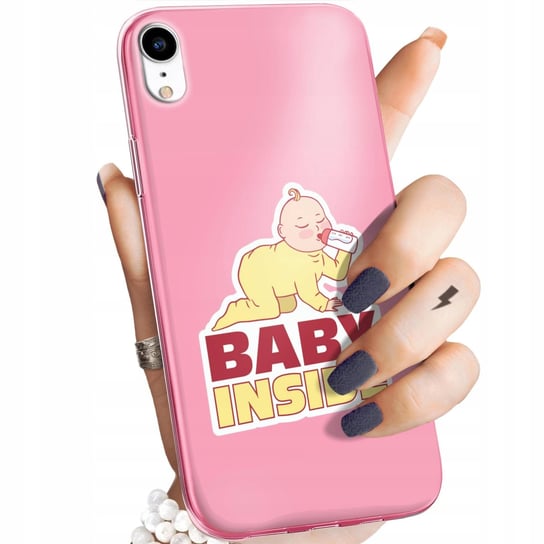 ETUI DO IPHONE XR WZORY CIĄŻOWE PREGNANT BABY SHOWER OBUDOWA POKROWIEC CASE Apple