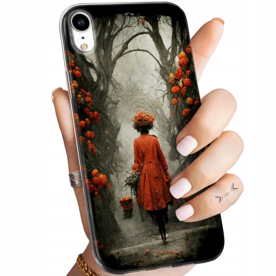Etui Do Iphone Xr Wzory Jesień Liście Autumn Obudowa Pokrowiec Case Apple