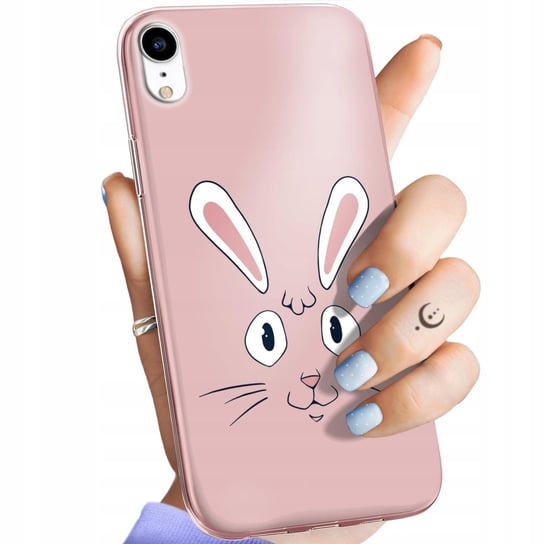 Etui Do Iphone Xr Wzory Królik Zając Bunny Obudowa Pokrowiec Case Apple