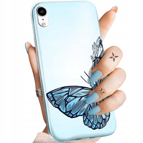 Etui Do Iphone Xr Wzory Motyle Butterfly Barwne Obudowa Pokrowiec Case Apple