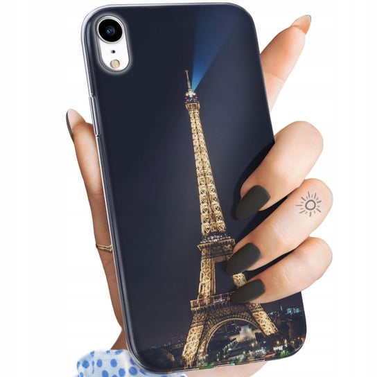 Etui Do Iphone Xr Wzory Paryż Francja Eiffel Obudowa Pokrowiec Case Apple