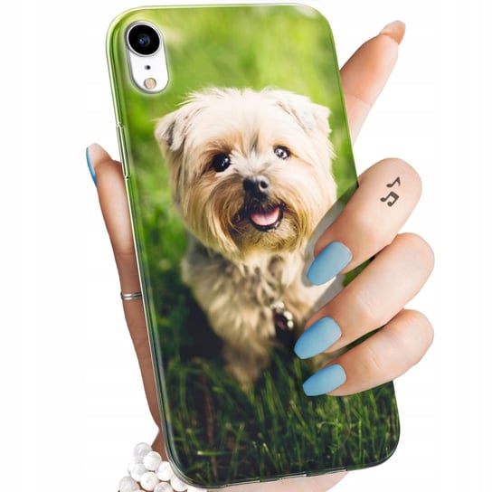 ETUI DO IPHONE XR WZORY PIESKI PSIAKI DOGS OBUDOWA POKROWIEC CASE Apple