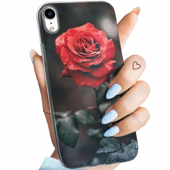 Etui Do Iphone Xr Wzory Róża Z Różą Rose Obudowa Pokrowiec Case Apple