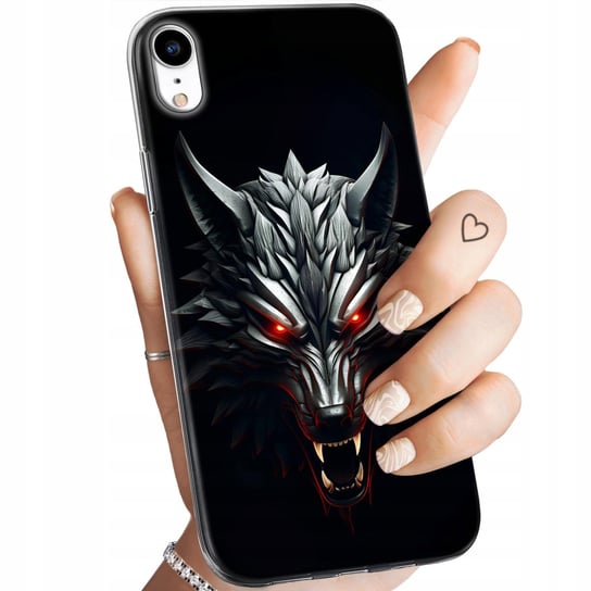 Etui Do Iphone Xr Wzory Wiedźmin Witcher Biały Wilk Dziki Gon Obudowa Case Apple