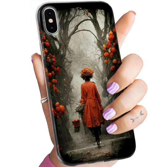 Etui Do Iphone Xs Max Wzory Jesień Liście Autumn Obudowa Pokrowiec Case Apple