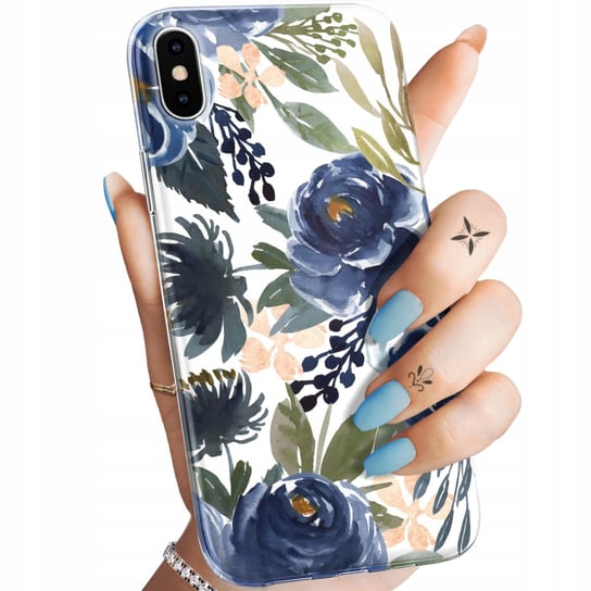 Etui Do Iphone Xs Max Wzory Kwiaty Kwieciste Flower Obudowa Pokrowiec Case Apple