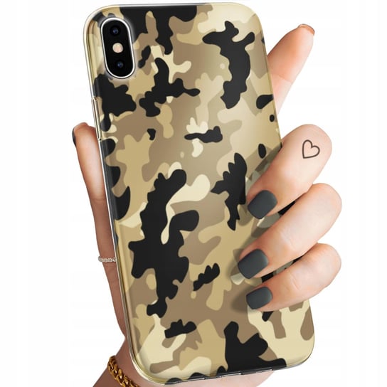 Etui Do Iphone Xs Max Wzory Moro Wojskowe Militarne Obudowa Pokrowiec Case Apple