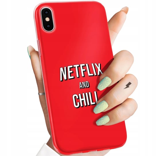 ETUI DO IPHONE XS MAX WZORY NETFLIX SERIALE FILMY KINO OBUDOWA POKROWIEC Apple