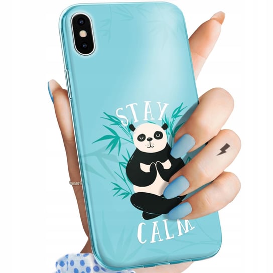 Etui Do Iphone Xs Max Wzory Panda Bambus Pandy Obudowa Pokrowiec Case Apple