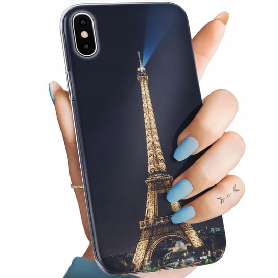 Etui Do Iphone Xs Max Wzory Paryż Francja Eiffel Obudowa Pokrowiec Case Apple