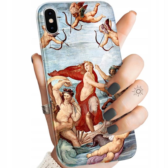 ETUI DO IPHONE XS MAX WZORY RAFFAELLO RAPHAEL OBRAZY RENESANS OBUDOWA CASE Apple