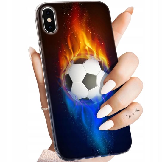 Etui Do Iphone Xs Max Wzory Sport Piłkarskie Piłka Nożna Obudowa Pokrowiec Apple