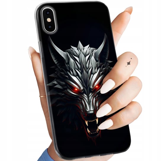 Etui Do Iphone Xs Max Wzory Wiedźmin Witcher Biały Wilk Dziki Gon Obudowa Apple