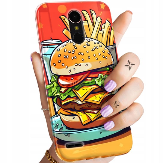 Etui Do Lg K10 2017 Wzory Hamburger Burgery Fast-Food Jedzenie Obudowa Case LG