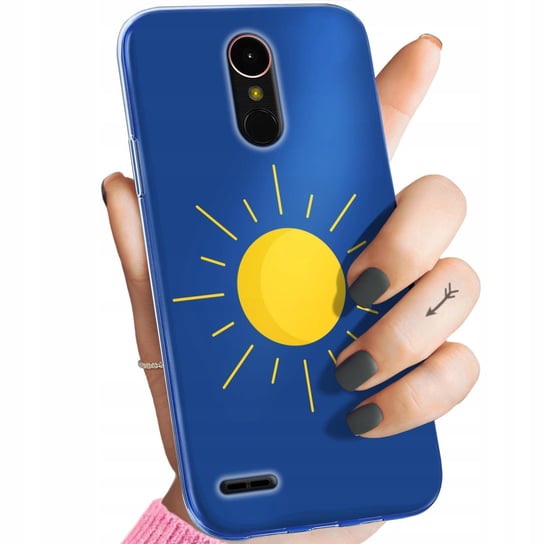 ETUI DO LG K10 2017 WZORY SŁOŃCE PLANETY SUN OBUDOWA POKROWIEC CASE LG