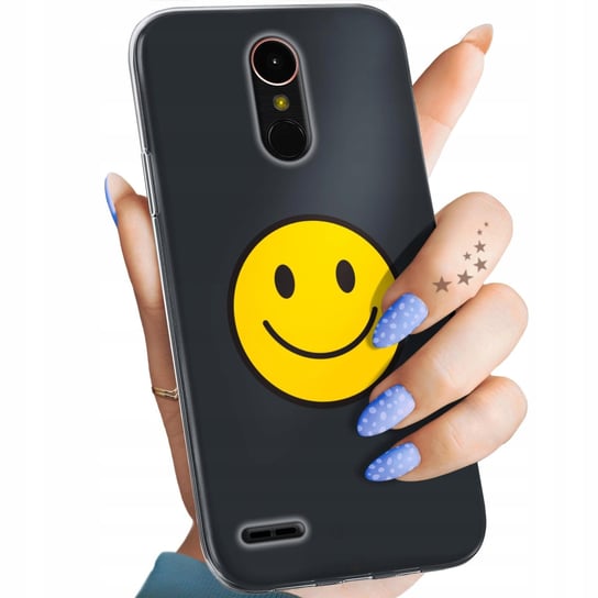 Etui Do Lg K10 2017 Wzory Uśmiech Smile Emoji Obudowa Pokrowiec Case LG