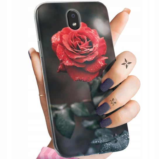 Etui Do Lg K30 2019 Wzory Róża Z Różą Rose Obudowa Pokrowiec Case LG