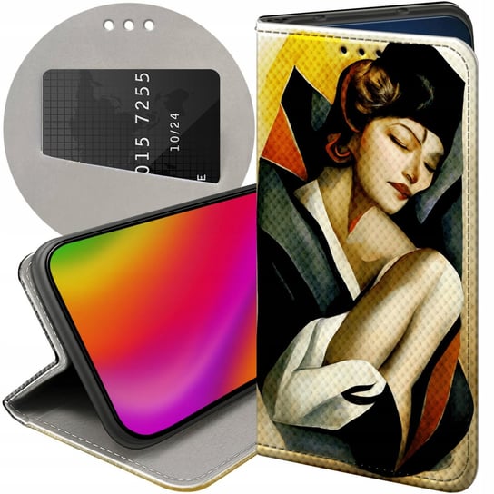 ETUI DO LG K40S WZORY ART DECO ŁEMPICKA TAMARA BARBIER WIELKI GATSBY CASE LG