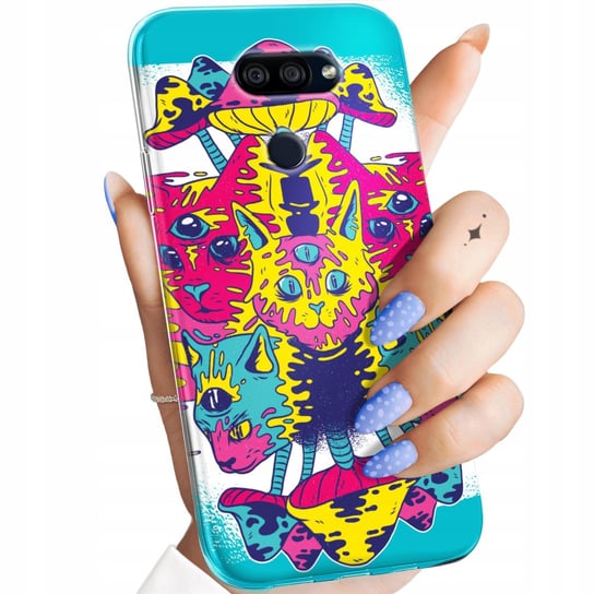 Etui Do Lg K40S Wzory Psycho Lsd Psychodelic Grzybki Obudowa Pokrowiec Case LG