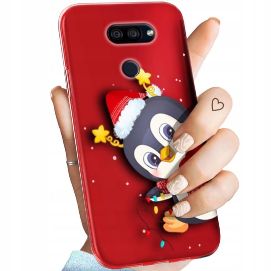 Etui Do Lg K40S Wzory Święta Christmas Mikołaj Obudowa Pokrowiec Case LG