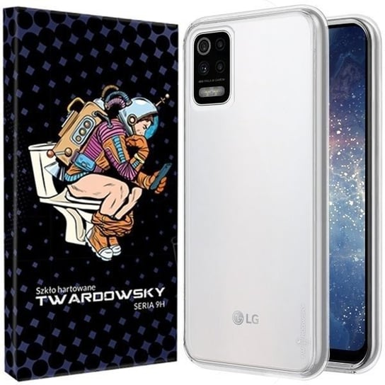 ETUI DO LG K52 TWARDOWSKY LESS + SZKŁO 9H + KAMERA TWARDOWSKY