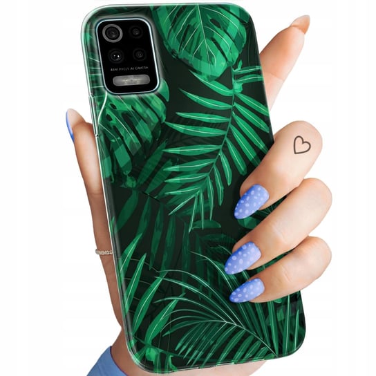 Etui Do Lg K52 Wzory Liście Liściaste Natura Obudowa Pokrowiec Case LG